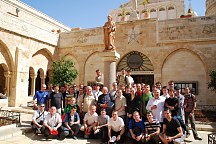 pred kostolom sv. Kataríny v Betlehem
